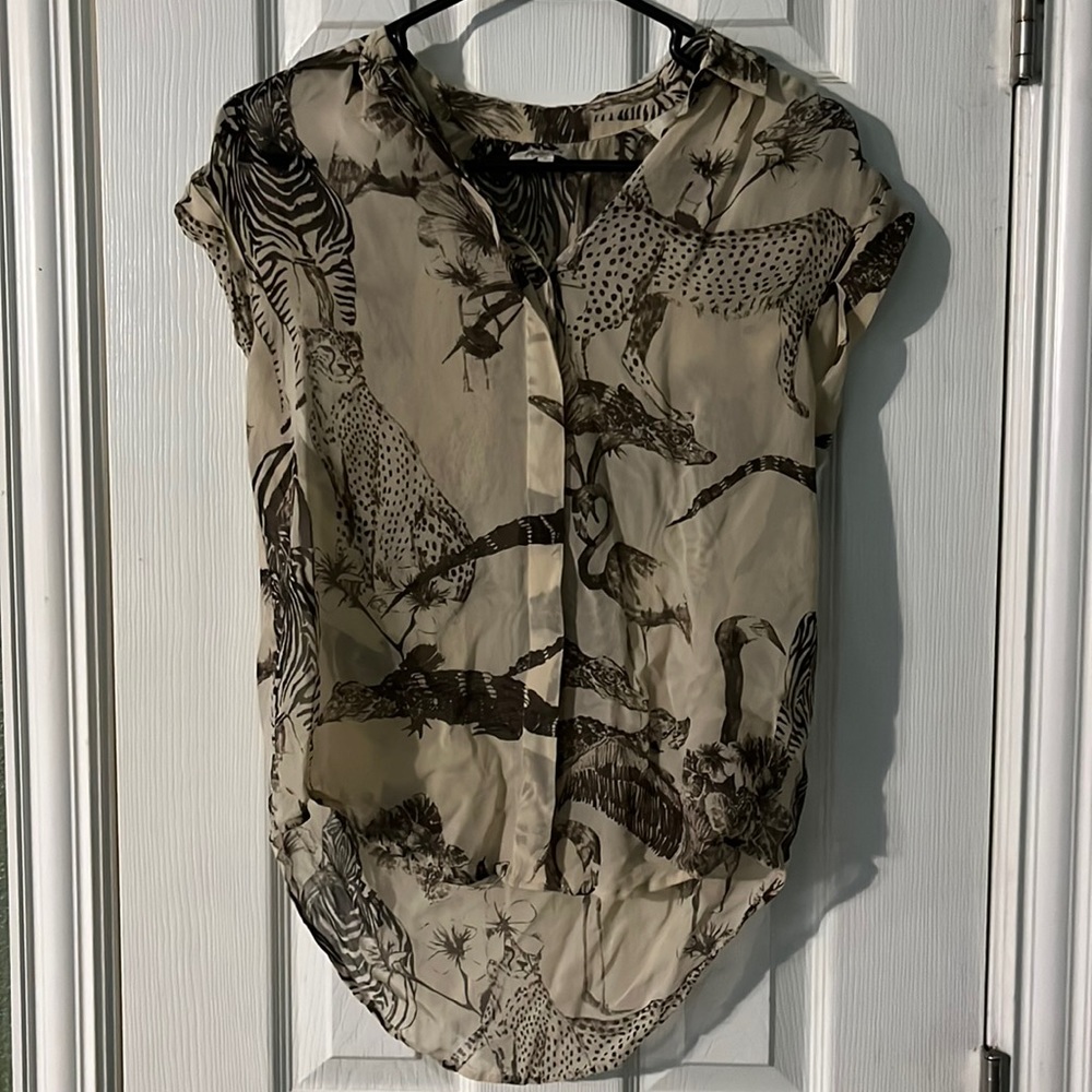 Safari theme Madewell shirt